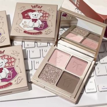 Art Value - Little Bear Knight 4 Colours Eyeshadow Palette 02# Ice Coffee (1.5g x 4)