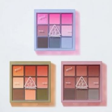 3CE - Multi Eye Color Palette MUUT Edition - 3 Types #CHILL WAVE - 8g