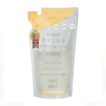 NICE & QUICK - Botanical Body Wash Fruity Shine Scent - 400ml Refill