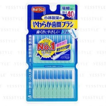 Kobayashi - Shikancare Soft Interdental Brush 40 pcs SSS-S