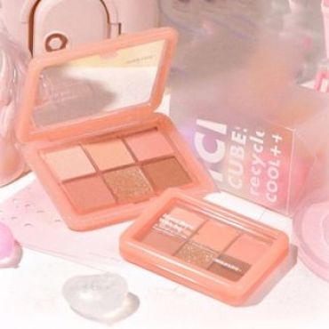 HOLD LIVE - 6 Color Eyeshadow - Melon Milk #H02 Melon Milk- 9g