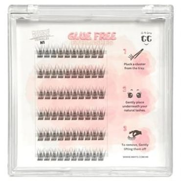 Gi & Gary - Glue Free Eyelashes Natural Beauty N1 with Eyelash Applicator Natural Beauty N1 - 60 pcs