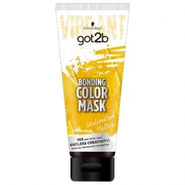 Schwarzkopf - got2b Bonding Hair Color Mask Unlimited Yellow - 180g