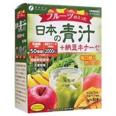 Japanese Green + Nattokinase With Fruits Powder 3g x 30