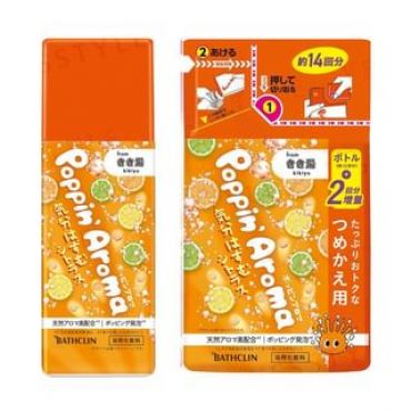 BATHCLIN - Poppin Aroma Citrus Makes You Feel Excited Foam Bath Salt 420g Refill