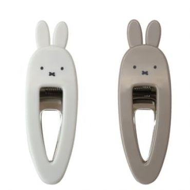 Miffy Hair Clip GREIGE