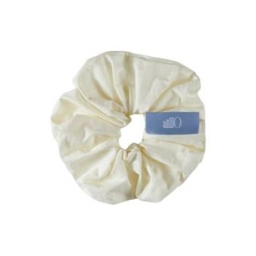 Cream Cotton Hair Scrunchie 1 pc