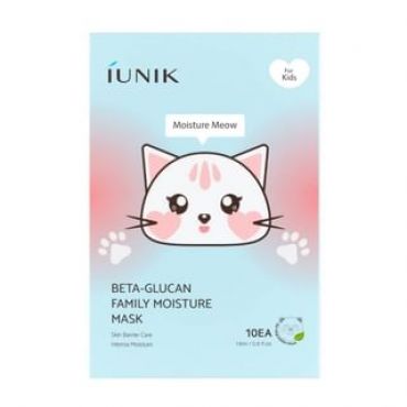 iUNIK - Beta-Glucan Family Moisture Mask For Kids Set 18ml x 10 sheets