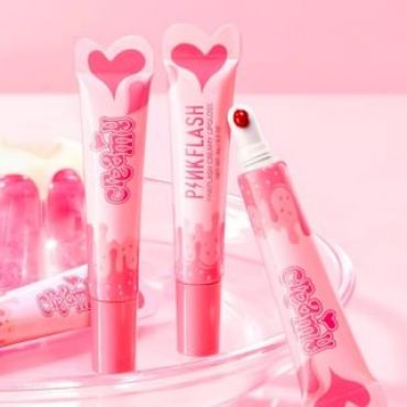 PINKFLASH - Hydrating Lip Gloss - 4 Colors #RD01 Frosty Sugar Red - 6g