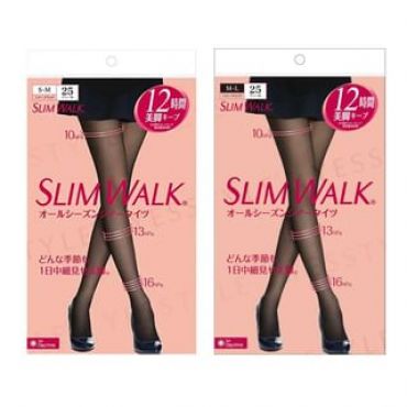 Compression Sheer Pantyhose For Day Time 1 pair - Black - S-M