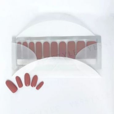 NAIL n THINGS - N10 - Coffee Milk Self-Adhesive Nail Polish Wraps 1 set