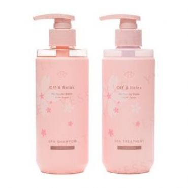 Off & Relax - Spa Shampoo & Treatment Early Blooming Cherry Blossom Limited Set 260ml x 2