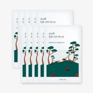 ROUND LAB - Pine Calming Cica Mask Set 27ml x 10 sheets