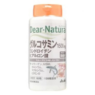 Dear-Natura Glucosamine Chondroitin Hyaluronic Acid 30 days 180 capsules