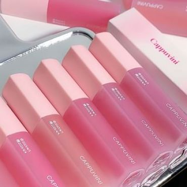 Cappuvini - Love Heart Mirror Lip Gloss - 6 Colors 03# Nude Brown - 3.5g