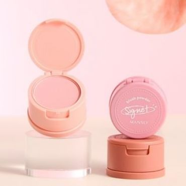 MANSLY - Silky Soft Matte Blusher - 3 Colors 02# Pure desire - 3.4g