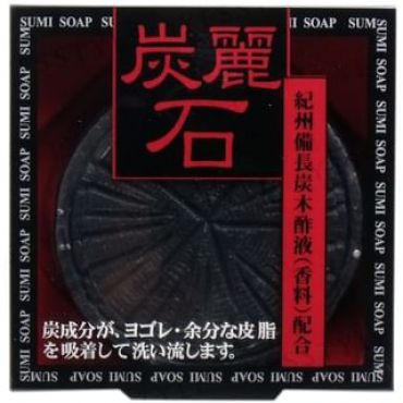 CLOVER - Tanreiseki Charcoal Face Wash Soap 128g