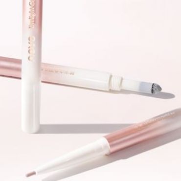 NOVO - Dual Head Aegyosal Eyeshadow Pen - 3 Shades 02# Pastel Purple + Pink (550mg + 100mg)