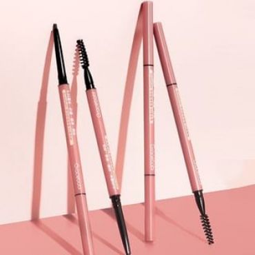 Gracebabi - 2 in 1 Eyebrow Pencil - 4 Colors #01 Grey - 0.08g