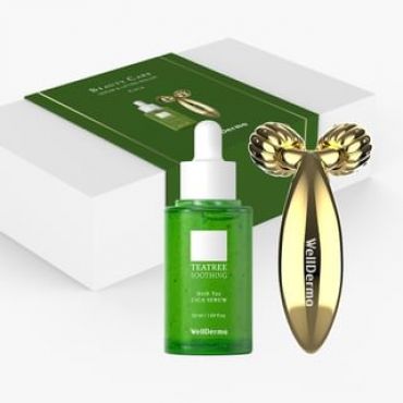 WellDerma - Beauty Care Serum & Lifting Roller Cica Set 2 pcs