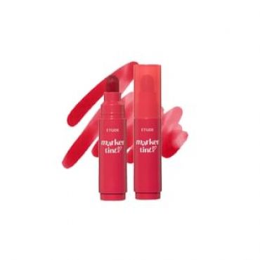 ETUDE - Dear Darling Marker Tint - 12 Colors #01 Raspberry Pop