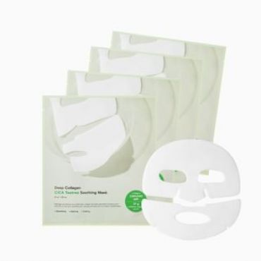 SUNGBOON EDITOR - Deep Collagen Mask Set - 4 Types Cica Teatree Soothing
