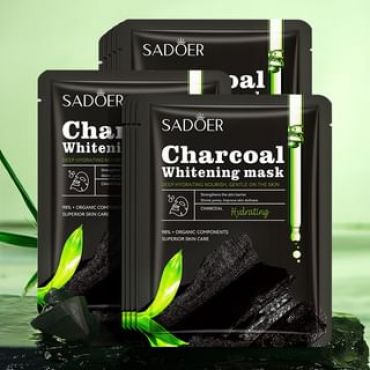 SADOER - Charcoal Whitening Facial Mask 25g