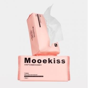 Mooekiss - Thickened Soft Cotton Face Towel 1 pc (70 sheets)
