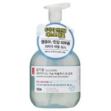 ILLIYOON - Ceramide Ato Bubble Wash And Shampoo 400ml