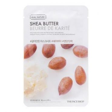 THE FACE SHOP - Real Nature Face Mask 1pc (20 Types) 20g Shea Butter