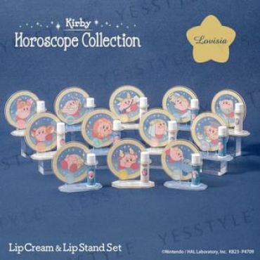 Lovisia - Kirby Horoscope Lip Balm & Lip Stand Set Pisces