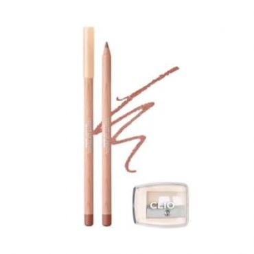 CLIO - Velvet Lip Pencil Set - 4 Colors #04 Tan Brown