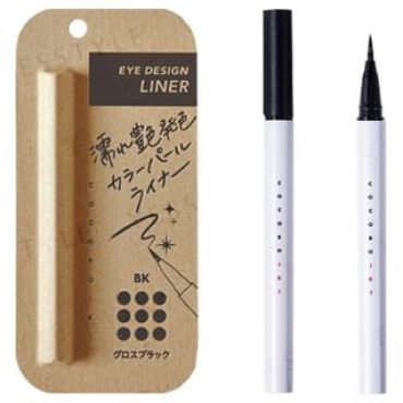 COCOROIKI - Eye Design Liner BK Gloss Black 1 pc