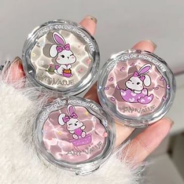 Art Value - Water Ripple Pink Bunny Highlighter - 3 Colors 3# Cherry Blossom - 3.5g