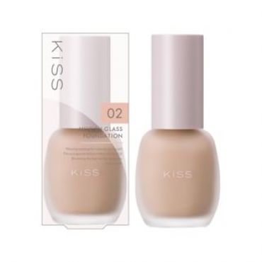 ISEHAN - kiss Milkish Glass Foundation SPF 34 PA++ 02 Pink Beige