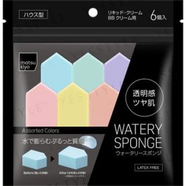 matsukiyo - Watery Sponge 6 pcs