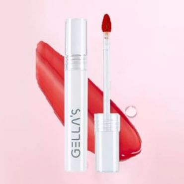 GELLA'S - New Refraction Mirror Lip Glaze - 3 Colors #C04 Milk orange