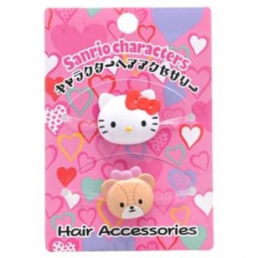 ASUNAROSYA - Sanrio Hello Kitty & Tiny Chum Hair Tie 2 pcs