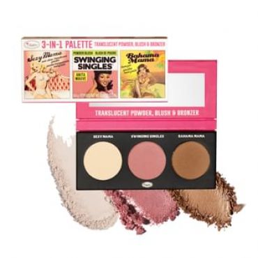 theBalm - 3-in-1 Palette Trio : Translucent Powder, Blush, Bronzer 3-in-1 Trio - 8.5g