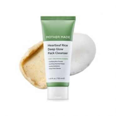 MOTHER MADE - Heartleaf Rice Deep Glow Pack Cleanser 130ml