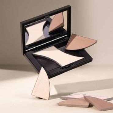 Mooekiss - Magnetic Tri-Color Contouring Palette / Refill - 2 Types S02 Contour #Dark Brown (Refill) - 4.5g