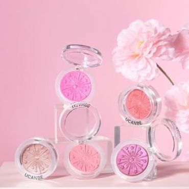 UCANBE  - Baked Glow Blusher - 5 Colors 05# Champagne - 4g