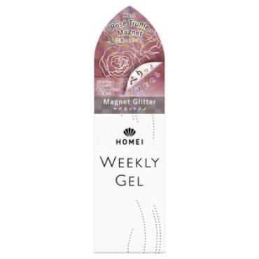Homei - Weekly Gel Nail Polish Magnet Glitter MG22 Rose Truffle Magnet 10ml