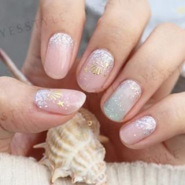 Lunacaca - Sea Of Dreams Nail Art Sticker 24 pcs