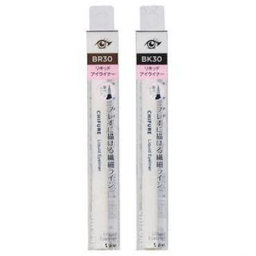CHIFURE - Liquid Eyeliner Brush Pen Type BK30 Black