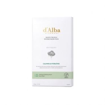 d'Alba - White Truffle Double Mask Pack Calming & Hydrating 34.5g x 4 sheets