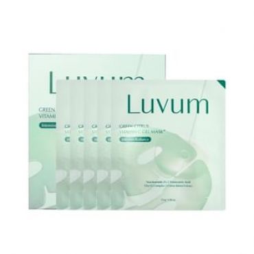 Luvum - Green Citrus Vitamin C Gel Mask Plus 33g x 5 sheets