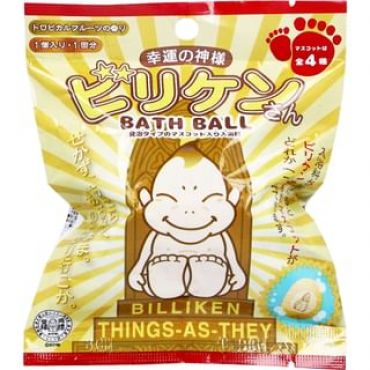 MANABURO - Billiken God of Luck Bath Ball 1 pc - Random Style