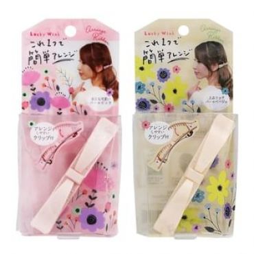 Arrange Ribbon Barrette Pink