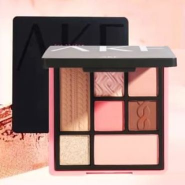 AKF - 7 Colors Eyeshadow - Smoky Pink Rose #04 Smoky Pink Rose - 9g
